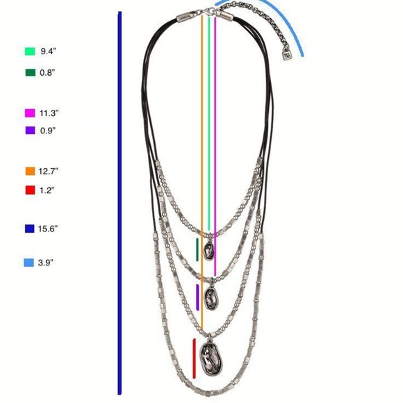 UNO de 50 statement tier necklace - Picture 2 of 4